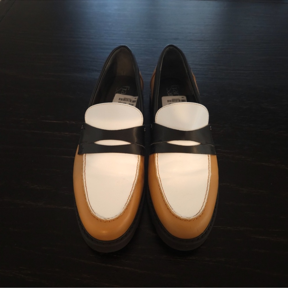 Retro Franco Sarto Camrynn Woman Brown, white and Tan Loafers